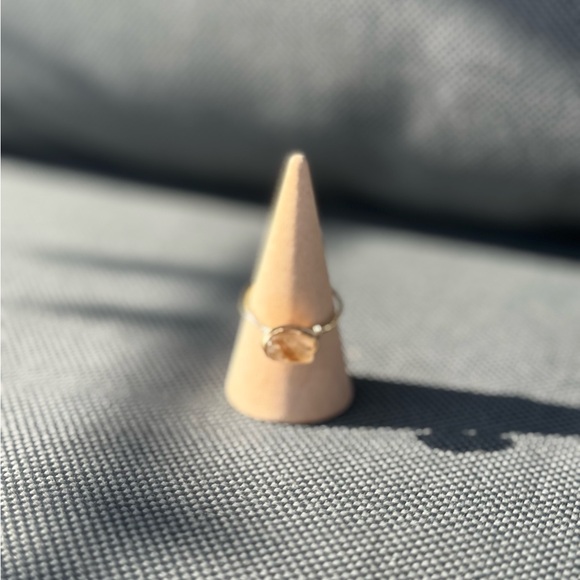 Rutilated quartz Gold-Filled Ring (size: 7) - Picture 7 of 7